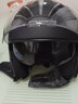 DFG电动车头盔男女3CCC安全帽防雾四季通用双镜片防雨半覆式保暖719 亚黑【防雾透明镜】 实拍图