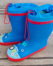 柠檬宝宝儿童雨鞋高筒女童男孩防水防滑橡胶雨靴学生水鞋 蓝色机器人 28 实拍图