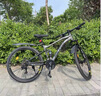 兰令软尾山地自行车成年人变速碟刹越野骑行男女学生双减震单车 魅影灰【前后培林花鼓+软尾双减震+内走线】 24英寸(145-165cm身高) 30速 实拍图