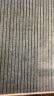 京东京造条纹拉绒入户垫 家用可裁剪除尘防滑吸水地垫进户门 灰色80*120cm 实拍图