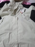 啄木鸟冲锋衣外套女春秋冬三合一可拆卸登山妈妈风衣订制工作服团购LOGO 女款象牙白（外套+内胆） 4XL（有5XL需要请联系客服咨询） 实拍图