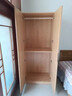 品族全实木衣柜橡木家用出租房平开门原木风收纳储物YG-66 0.8米两门A 实拍图