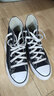匡威（Converse）官方All Star经典帆布男女高帮休闲运动鞋黑色101010 101010/黑色 39 实拍图