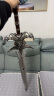 刀匠 COS动漫魔兽世界游戏周边霜之哀伤剑 1:1全金属重铸版巫妖王大号模型网游道具装备未开锋 2.0重铸版+墙壁挂板 实拍图