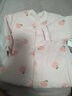 童泰婴儿秋冬衣服夹棉爬服0-1岁宝宝棉服连体衣哈衣 粉色苹果 80cm 实拍图