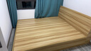 百瑞熙 床 双人床现代简约经济型板式床榻榻米高箱储物床 浅胡桃色1.8米*2米 裸床 (升级款) 实拍图