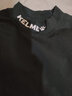 卡尔美（KELME） 儿童紧身衣男女童透气长袖弹力打底衫足球训练服紧身裤健身套装 黑色套装【薄绒加厚-高领】 160 CM 实拍图