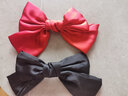 铂呐苓蝴蝶结发夹 发卡后脑勺头饰大号酒红公主百搭复古高级感顶夹气质 复古蝴蝶结发夹【红黑2个装】 实拍图