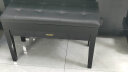 莫森（MOSEN）MS-22C琴凳 实木皮质带书箱加厚椅子 双人升降通用凳子 烤漆黑 实拍图