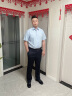 罗蒙（ROMON）冰丝弹力免烫衬衫男士短袖夏季商务休闲抗皱易打理修身白衬衣半袖 【两件短柚】浅蓝+白色 41 码 实拍图