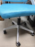 VWINPER电脑椅家用人体工学椅子办公椅靠背学生学习写字书房电竞游戏椅 白框蓝网+乳胶坐垫（店长推荐） 实拍图