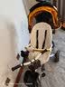 FULAIXIN【折叠、可躺】儿童三轮车脚踏车宝宝儿童车轻便手推车双向婴儿车 折叠可躺+离合+钛空轮 橙萌虎 实拍图