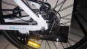 喜德盛（xds） 山地自行车黑客350 X6铝合金车架 21速变速机械碟刹避震前叉单车 24版黑客350白灰色17寸 实拍图