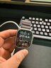 Apple Watch Series 9 (GPS)；45 毫米银色铝金属表壳；风暴蓝色运动型表带 - M/L MR9E3CH/A*企业专享 实拍图