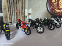 美驰图1:18 摩托车 模型 机车川崎h2r模型 玩具 仿真 跑车男生礼物 杜卡迪V4S 实拍图