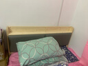 良盛实木床现代简约1.8m主卧双人大床出租房用1.5米单人床1m2简易床架 【A款】-太空灰 实木床 1200mm*2000mm 实拍图