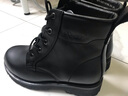 强人羊毛保暖户外男靴马丁靴头层牛皮军迷棉靴子 固特异防寒靴  黑 43 实拍图