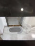 大江科技绒浴室地垫防滑吸水 贝加尔-灰 实拍图