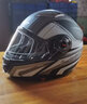 LS2双镜片揭面盔电动摩托车头盔男女高清耐磨赛车四季通用 FF370 哑黑灰竞速 L（建议55-56头围） 实拍图
