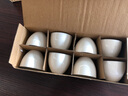聚御瓷品茗杯潮汕家用功夫茶杯套装羊脂玉白瓷小茶杯陶瓷喝茶杯子闻香杯 龙胆杯[6*4.7cm]l 82ml 8只 实拍图