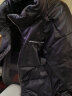 美罗邦联名pu皮衣羽绒服冬季新款男士加厚皮面潮青年外套 黑色 2XL 晒单实拍图