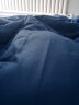 南极人（Nanjiren）纯色磨毛被套150x200cm单双人被罩200x230cm学生被套单件被褥全套 蓝色+驼色【亲肤透气可裸睡】 2米床四件套【被套200*230】 实拍图