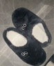 安尚芬新款棉拖鞋男士秋冬季简约居家居软底室内外穿防滑半包跟拖女士 灰色 44-45 实拍图