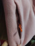 啄木鸟（TUCANO）冬季抓绒衣女男外套毛衫摇粒绒厚款户外双面穿珊瑚绒外套加绒卫衣 KY1008S橡皮粉-女 L 实拍图