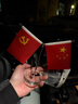 抒文车载国旗摆件汽车用小红旗国旗五星旗党旗高档办公桌车内装饰用品 Y型圆角水晶底座+透明圆垫 实拍图