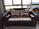 楠著新中式实木沙发客厅大户型乌金木家具别墅123人位储物沙发9363# 实拍图