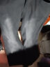 7家优品 牛仔裤男士春夏季新款美式高街休闲直筒弹力修身微喇长裤子男 HCFS-52002黑色加绒 M 实拍图