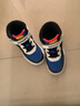 SNOOPY史努比童鞋男童棉鞋冬季高帮运动板鞋短绒保暖鞋2838黑红深蓝31 实拍图