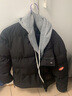 法蒙泽假两件棉服男棉袄子男士秋冬季新款2024潮牌面包服男装外套棉衣男 黑色 L 【110-125斤】 实拍图