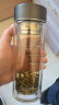 苏泊尔（SUPOR）玻璃杯茶水分离泡茶杯子350ml商务男女车载双层水杯礼盒KCG35AH10 晒单实拍图