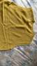 无印良品（MUJI） 女式 强捻网眼 法国袖毛衣 女款夏季 纯棉全棉背心 BA1OJA4S 烟熏黄色 XL (165/92A) 晒单实拍图