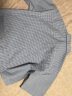 无印良品（MUJI）女式 凉感平纹衬衫领短袖衬衫 女士衬衣外套格子短款开衫纯棉 蓝色格纹 M (160/84A) 晒单实拍图