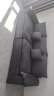 优铭家（YouMingJia） 沙发 北欧布艺沙发科技布超大坐深沙发现代简约大小户型客厅沙发 四人位2.8米 （升级乳胶坐垫） 麂皮绒磨砂布面料/1.0m宽 晒单实拍图