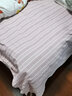 安睡宝（SOMERELLE）老粗布纯棉床单单件 全棉加厚单双人宿舍床笠床品三件套 北野-粉【全棉老粗布】 2.0m床-245x270cm单床单 实拍图
