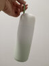物生物（RELEA）保温杯女士高颜值316不锈钢大容量水杯便携车载实用泡茶杯子 若草绿 450ml 实拍图