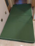 双壹 体操垫 仰卧起坐垫体能垫军绿色海绵+帆布 二折垫200*100*10cm 实拍图