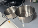 凌丰（LINKFAIR） 凌丰304不锈钢单柄奶锅宝宝辅食锅  热牛奶煮面奶锅汤锅 LFDZG-GJ18T2 18cm加蒸笼 18cm 实拍图
