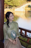 妍莉芬（yanlifen）新中式禅意茶服旗袍套装女日常改良汉服文艺国风显瘦温柔连衣裙夏 禅意茶服旗袍两件装 L 实拍图
