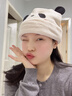 好橙月子帽纯棉产后秋冬头巾坐月子发带孕妇防风帽子保暖产妇帽冬季 奶油白【加厚云朵绒 内层纯棉】 实拍图