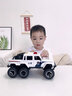 贝初众儿童玩具男孩1-2-3-6岁小汽车警车玩具车越野车模型生日礼物 白色越野警车【礼盒装】配1人偶 一二两岁半宝宝玩具车周岁礼物 实拍图