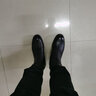 柯盾（KEDUN）男靴秋冬季真皮英伦皮靴子男高帮皮鞋加绒切尔西靴保暖防水马丁靴 黑色（加绒棉鞋） 42 实拍图