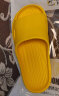 JOYTOUR旅行便携拖鞋非一次性酒店家用待客防滑拖鞋洗澡凉拖鞋 黄色36-37 实拍图