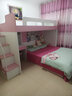 家泡泡 儿童床交错式子母床上下床组合错位型小户型带衣柜多功能双层 组合床+小书桌+1.5米高箱床 其它 实拍图