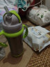 小土豆（potato）哺感自然宝宝保温奶瓶两用带吸管手柄宽口奶瓶不锈钢保温水杯奶瓶 绿色240ML （一瓶三用） 实拍图
