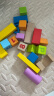 Hape儿童积木玩具进口榉木80粒数字字母桶装男孩玩具女孩礼物E8402 实拍图