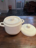 摩登主妇陶瓷双耳隔水炖盅家用炖蛊炖碗蒸蛋煲汤小瓦罐家用炖罐小汤盅 奶白色双耳炖盅（小号） 晒单实拍图
